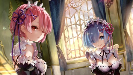 ram-rem-re-zero-anime-girls-maid-uhdpaper.com-4K-4.2698
