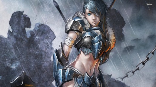 18812-warrior-girl-in-the-rain-1920x1080-fantasy-wallpaper