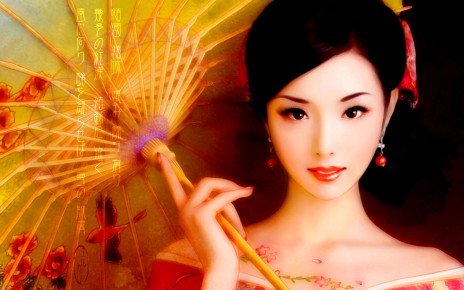 asian-oriental-kimona-umrella-fantasy-women-wallpaper-art